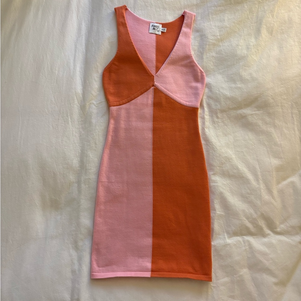 Princess Polly Pink and Orange Mini Dress